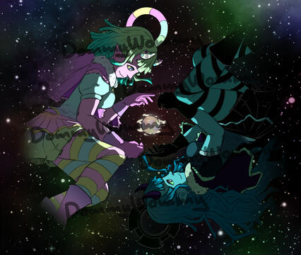 Character belongs to Leejamin.